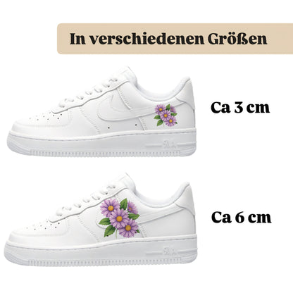Bügelfolien für alle Schuhe zum selber personalisieren custom Sneaker Margerite