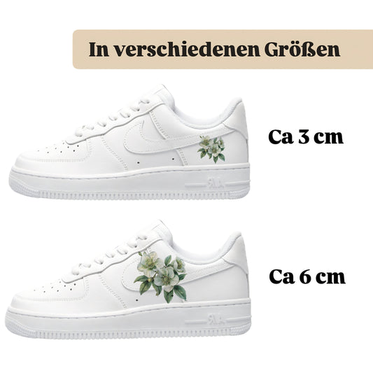 Sneakerfolien einzigartig und neu für mehrere Schuharten Nike Adidas Puma Blumen