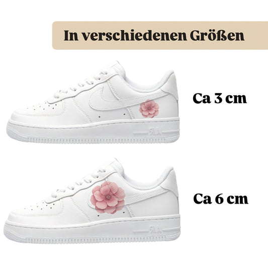Bügelfolien für alle Schuhe zum selber personalisieren custom Sneaker Camelie