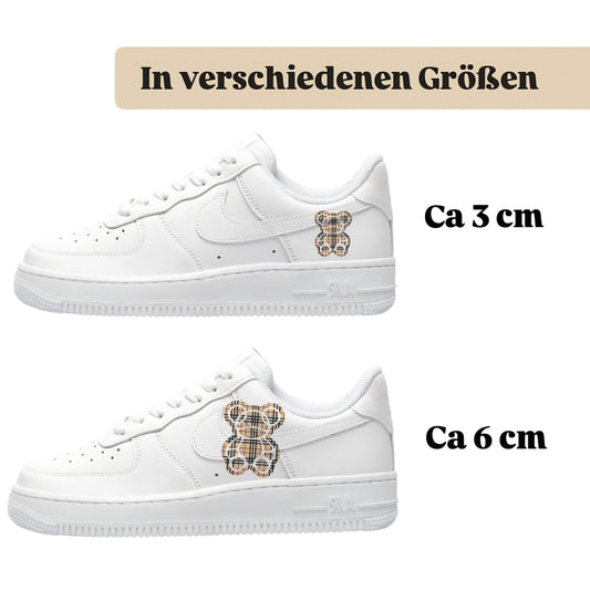 Bügelbilder für mehrere Sneakerarten Nike Puma Adidas Badelatschen Design Teddy