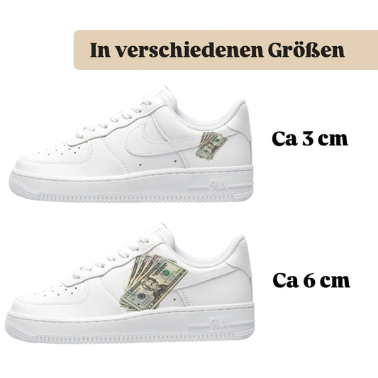 Bügelbild für alle Schuhe zum selber gestalten custom Sneaker Money