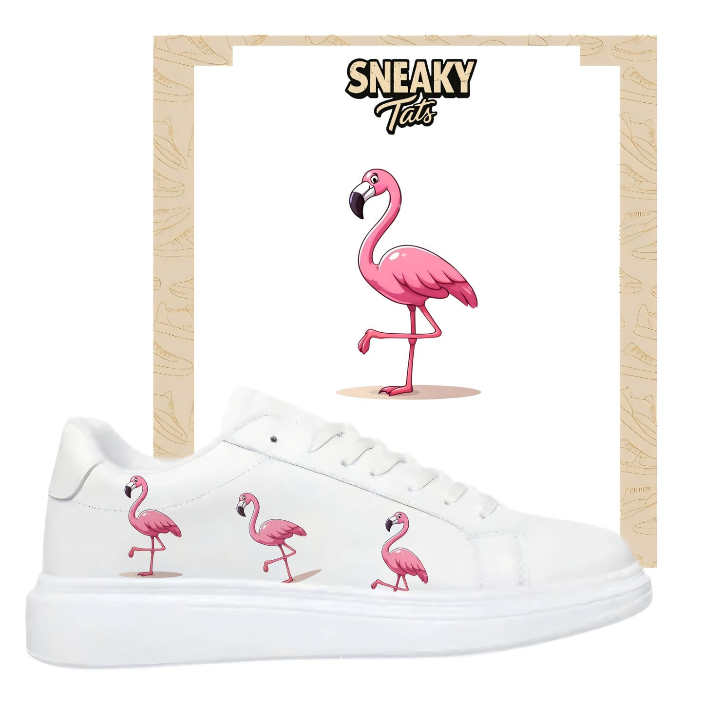 Sneakerfolien einzigartig und neu für mehrere Schuharten Nike Adidas Puma Flamingo