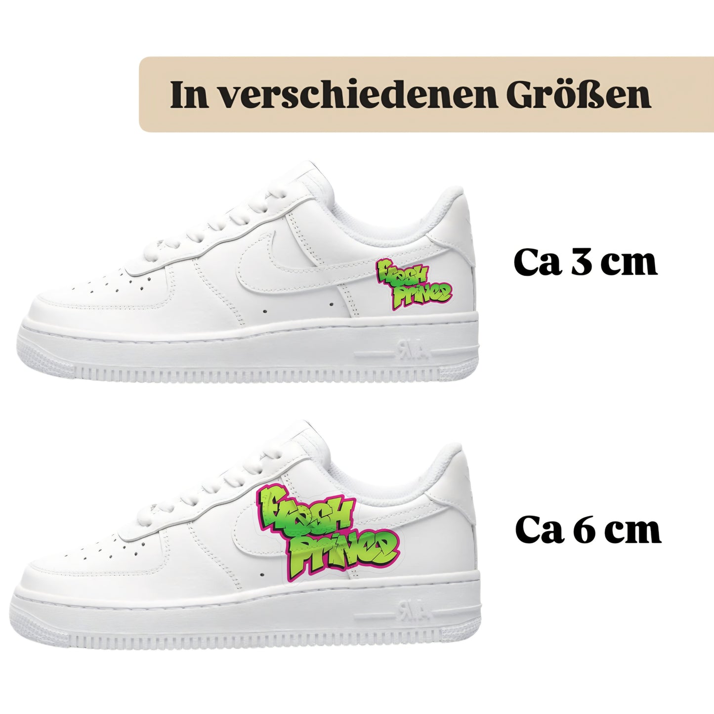 Sneakerfolien einzigartig und neu für mehrere Schuharten Nike Adidas Puma Fresh Prince