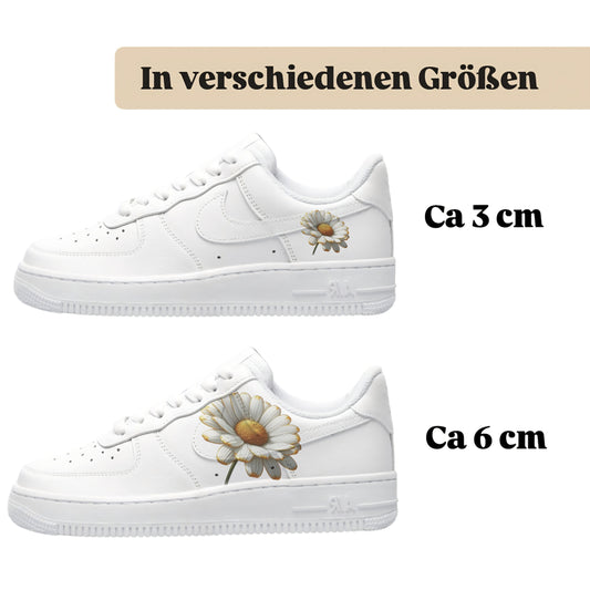 Sneakerfolien einzigartig und neu für mehrere Schuharten Nike Adidas Puma Gänseblümchen