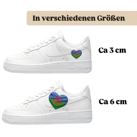 Bügelbild für alle Schuhe zum selber gestalten custom Sneaker Gipsy