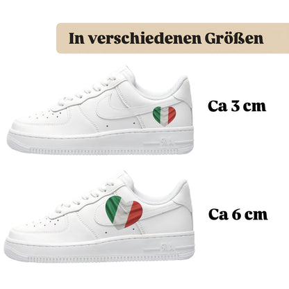Sneakerfolien für verschiedene Schuharten Nike Adidas Puma Herz Italien