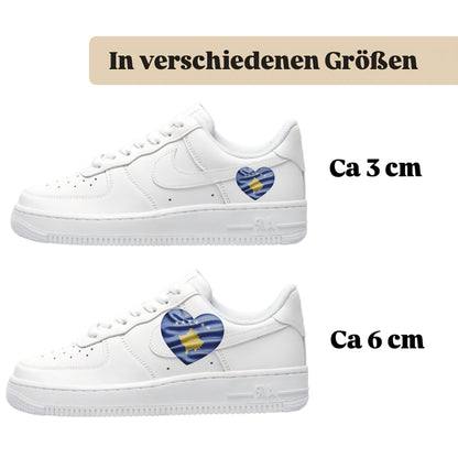 Sneakerfolien für verschiedene Schuharten Nike Adidas Puma Herz Kosovo
