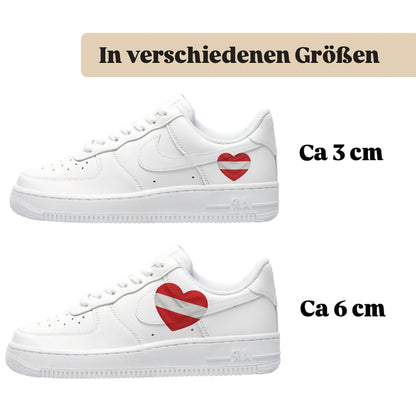 Sneakerfolien für verschiedene Schuharten Nike Adidas Puma Herz Österreich