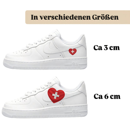Sneakerfolien für verschiedene Schuharten Nike Adidas Puma Herz Schweiz