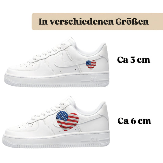 Sneakerfolien für verschiedene Schuharten Nike Adidas Puma Herz USA