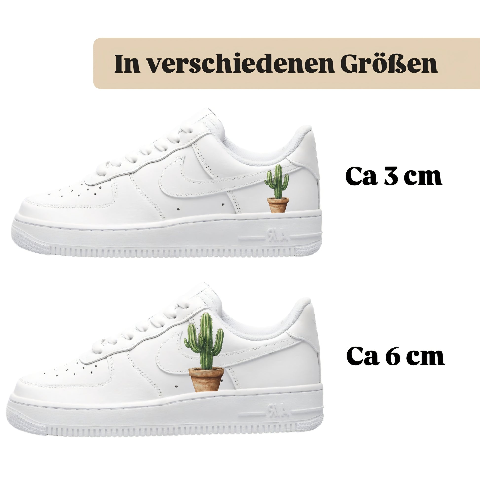 Sneakerfolien einzigartig und neu für mehrere Schuharten Nike Adidas Puma Kaktus
