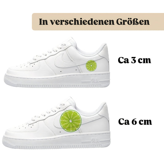 limettenscheibe Sneakytats Design Bügelfolie für alle Textilien