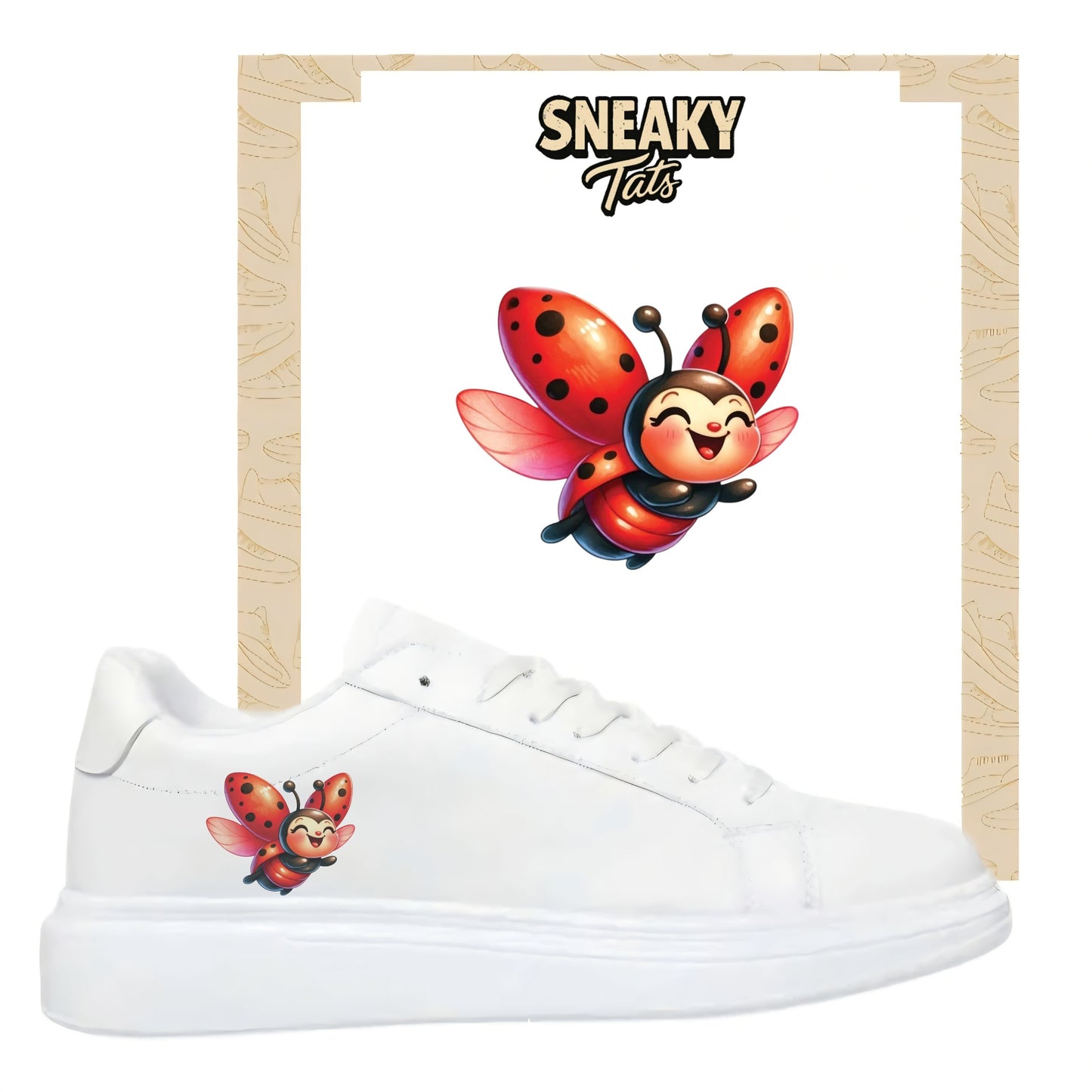 Bügelbilder für mehrere Sneakerarten Maikäfer