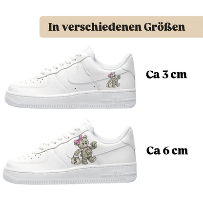 Bügelbilder für mehrere Sneakerarten Money Bär