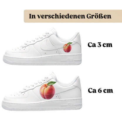 Bügelfolien für alle Schuhe zum selber personalisieren custom Sneaker Pfirsich