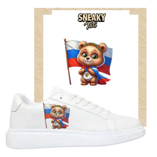 Sneakerfolien für verschiedene SchuheNike Adidas Puma Russia Bär