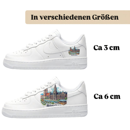 Mit den Skyline München Sneakytats personalisierst du deine eigenen Sneaker 