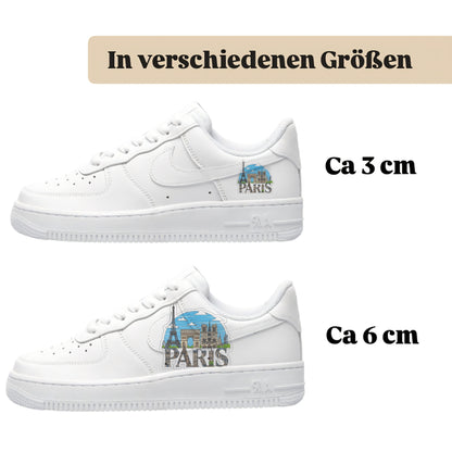 Mit den Skyline Paris Sneakytats personalisierst du deine eigenen Sneaker 