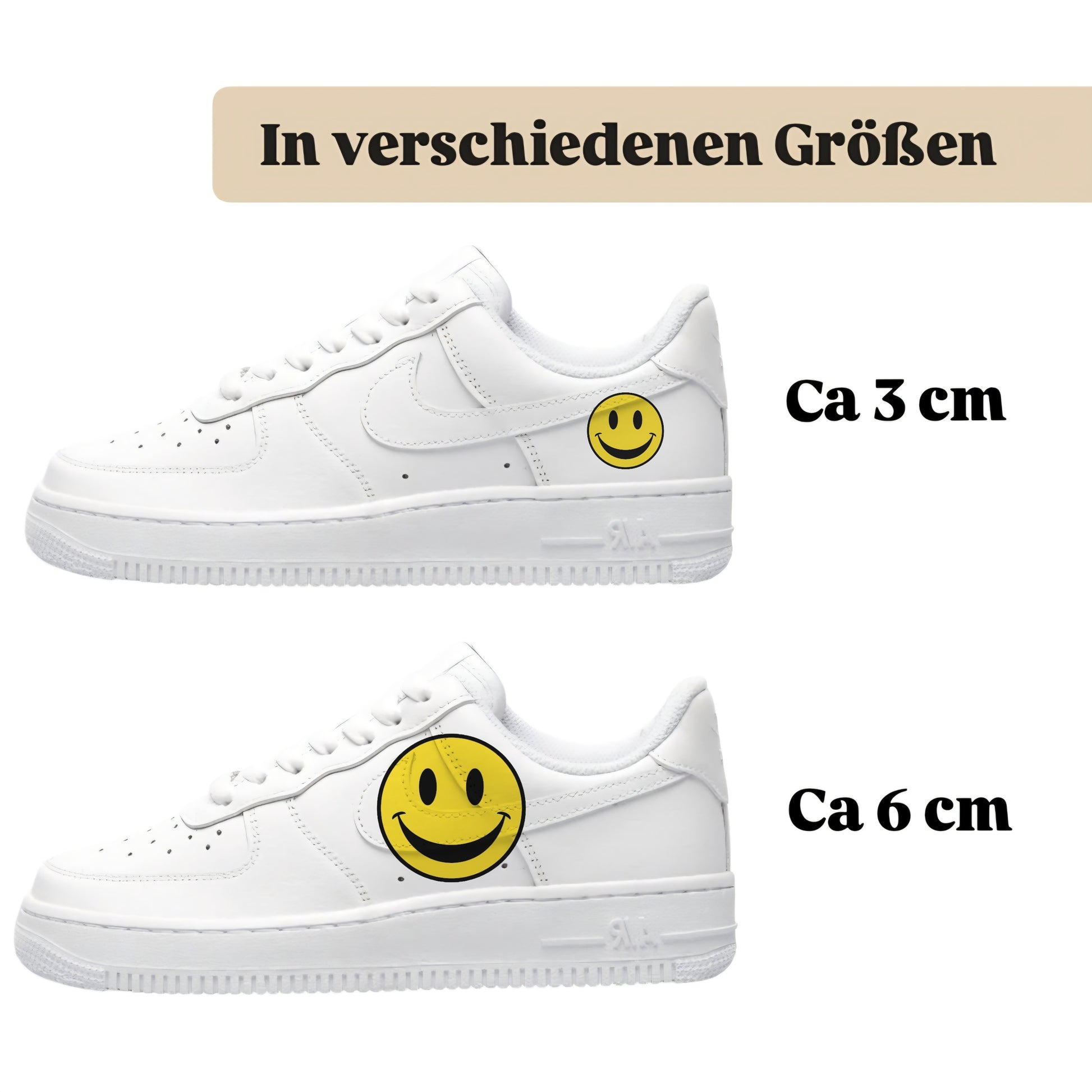 Smily Emoji bügelfolie für schuhe von sneakyats