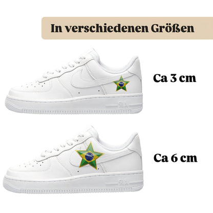 Bügelbild für alle Schuhe zum selber gestalten custom Sneaker Brasielien