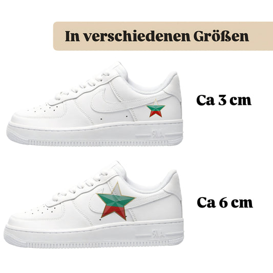 Bügelbild für alle Schuhe zum selber gestalten custom Sneaker Bulgarien