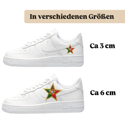 Bügelbild für alle Schuhe zum selber gestalten custom Sneaker Portugal