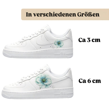 Bügelfolien für alle Schuhe zum selber personalisieren custom Sneaker Rose