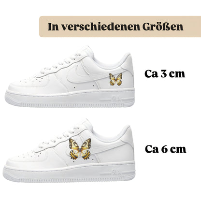Sneakerfolien für verschiedene SchuheNike Adidas Puma gelbe Schmetterlinge
