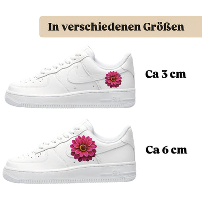 Bügelfolien für alle Schuhe zum selber personalisieren custom Sneaker Dahlie