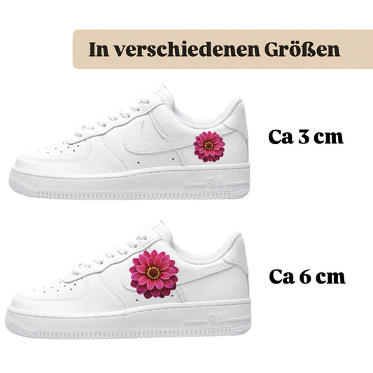 Bügelfolien für alle Schuhe zum selber personalisieren custom Sneaker Dahlie